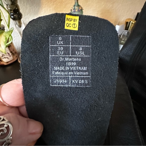 Womens Dr. Martens 1B99 Mid-Calf Boot - Black, 14 eye - Picture 4 of 7